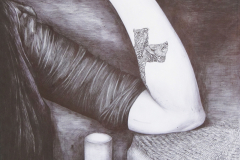 Amulets- Tattoo. Ballpoint pen. 21 x 29 cm. 2015
