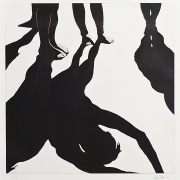 Shadow dance I. Aquatint. 50 x 50 cm. 2013