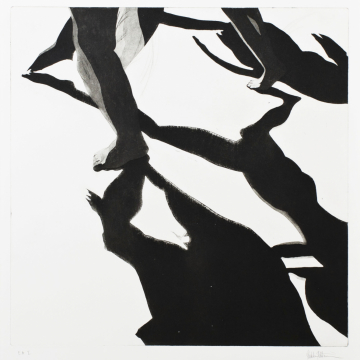 Shadow dance IV. Aquatint. 50 x 50 cm. 2013